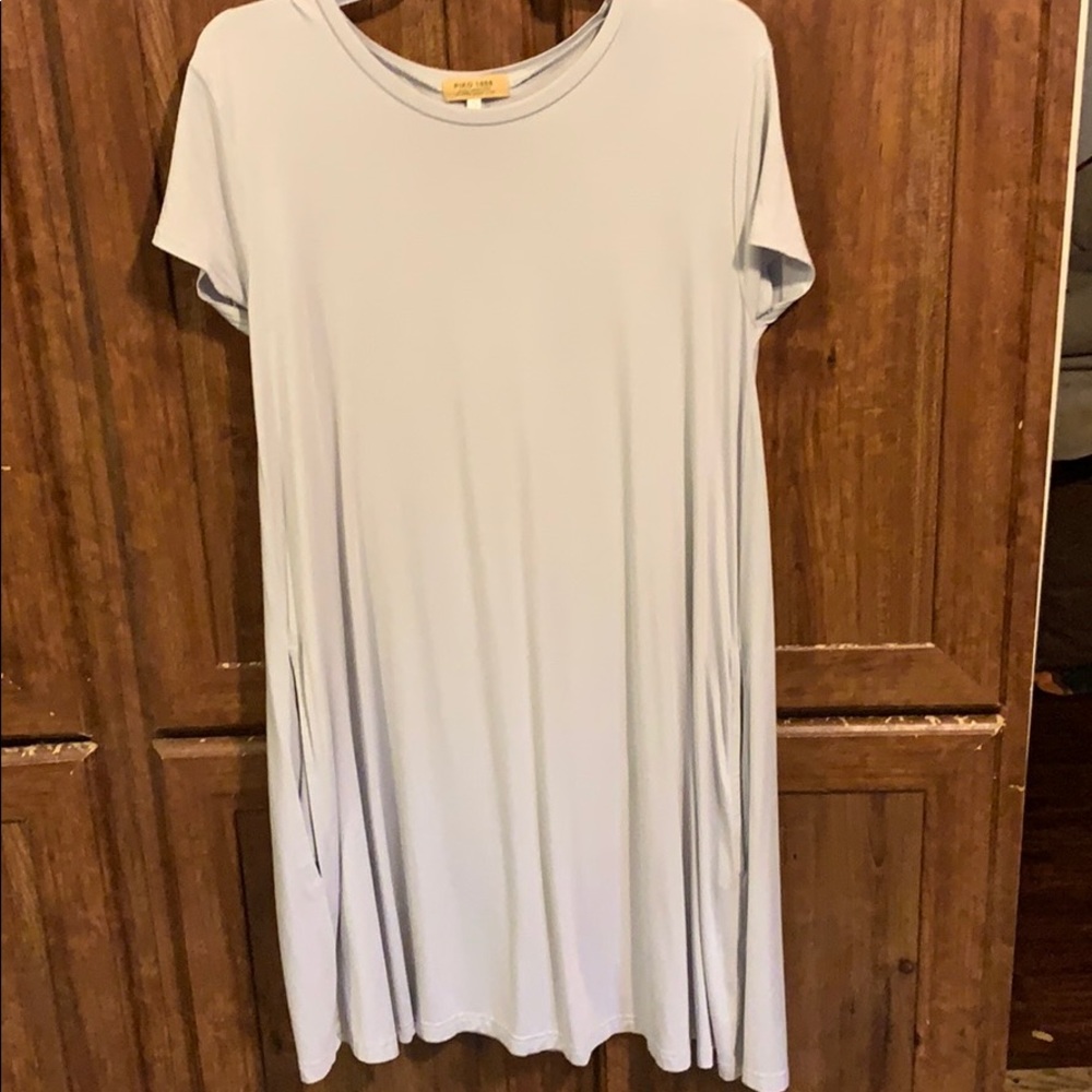 Grey tshirt dress
